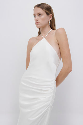 Hansel Satin Gown - SIMKHAI 