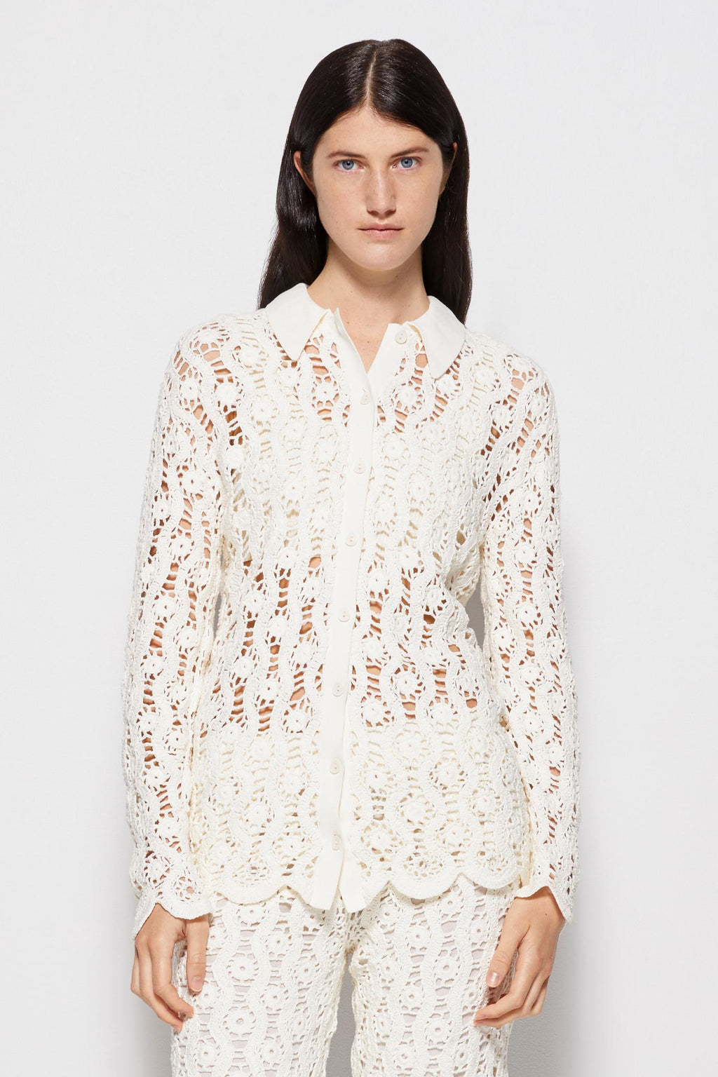 Harriet Crochet Shirt