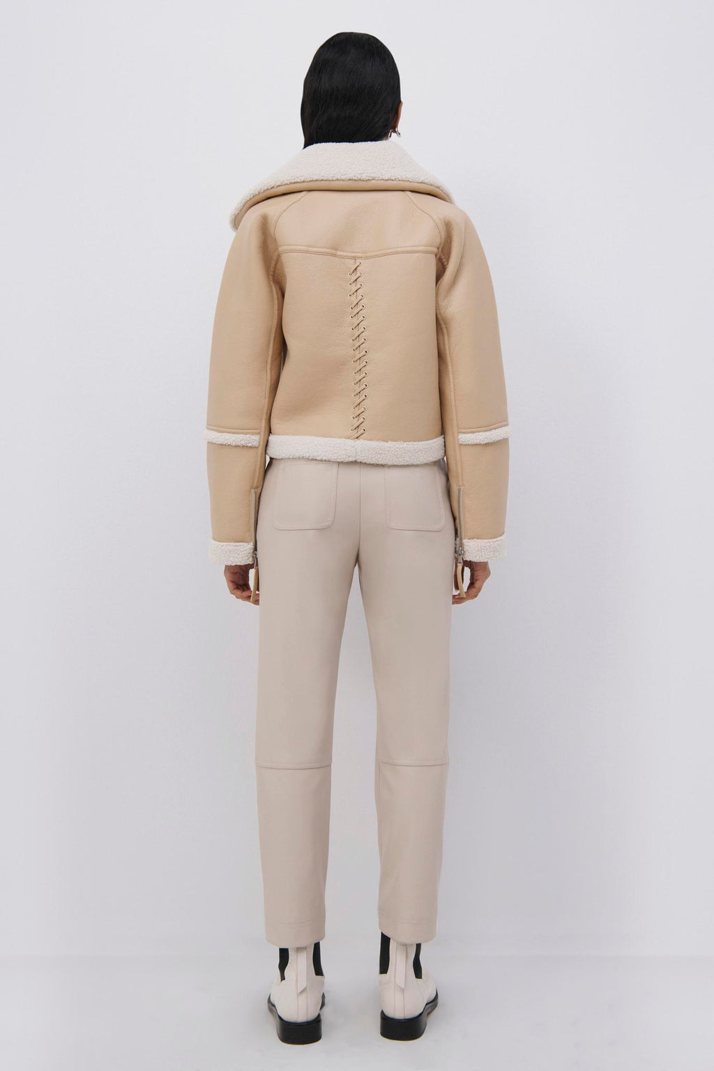 Corinne Vegan Sherpa Jacket