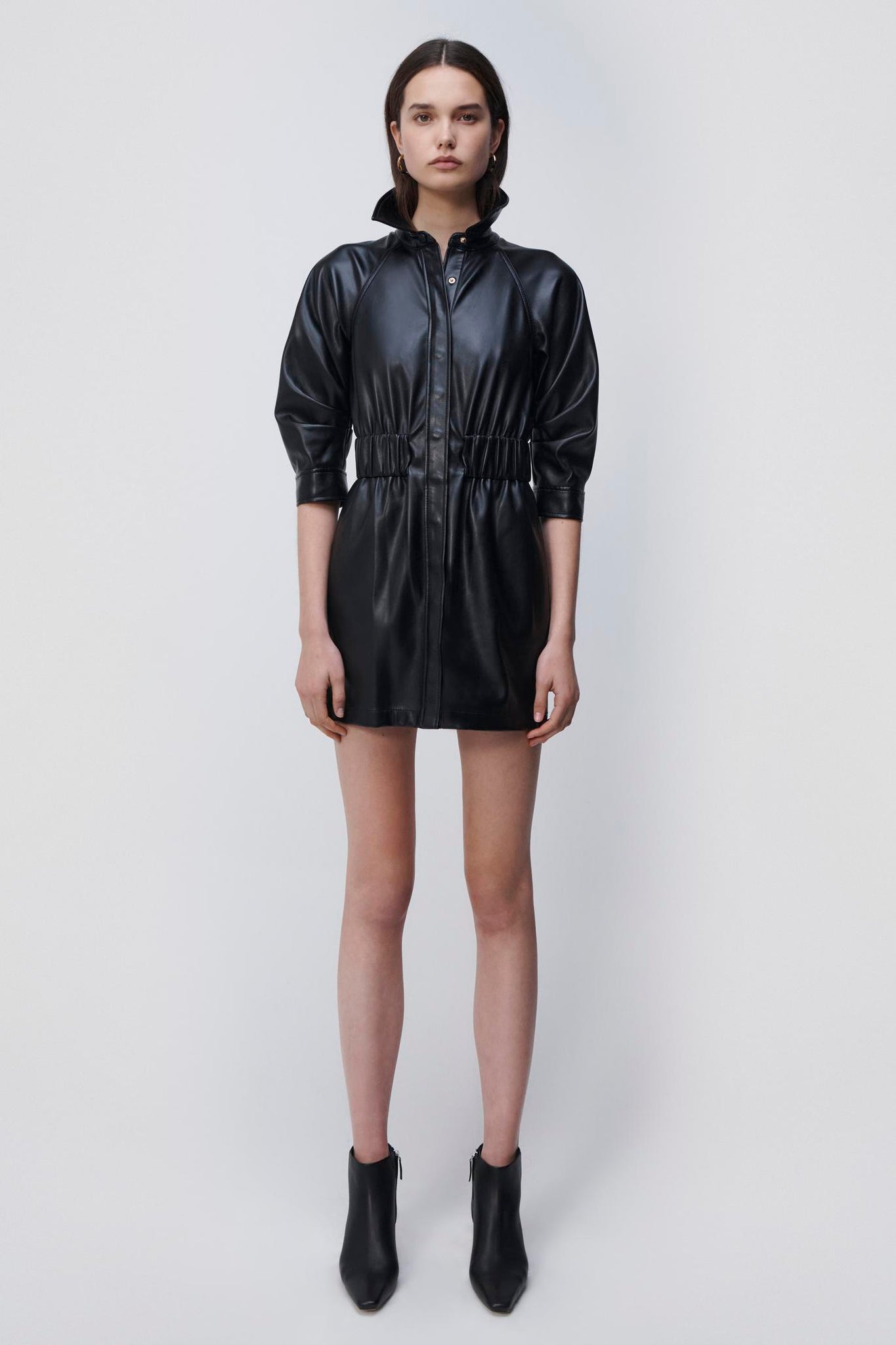 Ashby Vegan Leather Mini Dress - SIMKHAI 