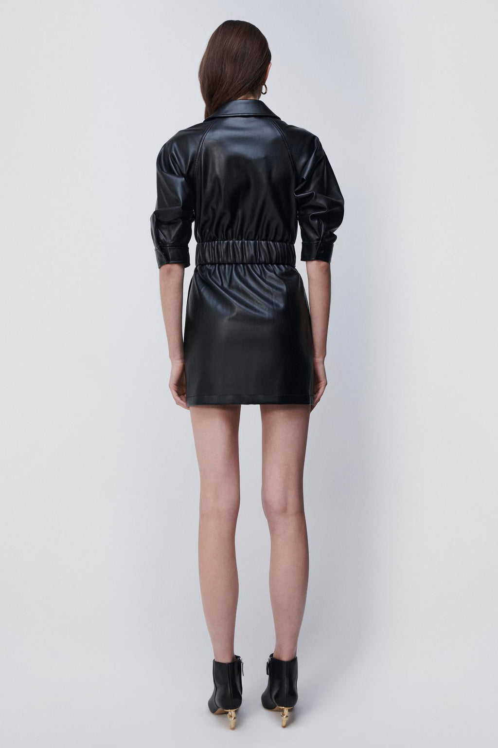 Ashby Vegan Leather Mini Dress