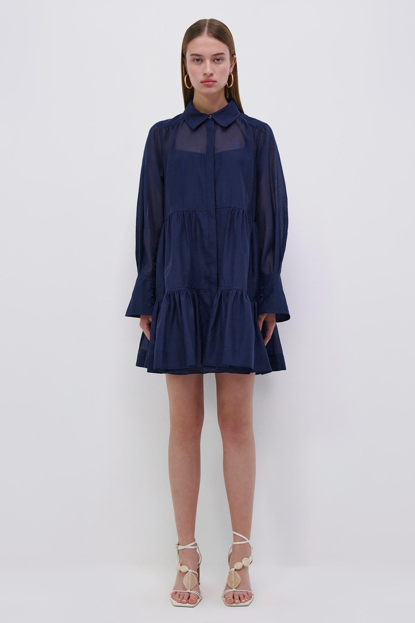 Savani Mini Shirt Dress - SIMKHAI 