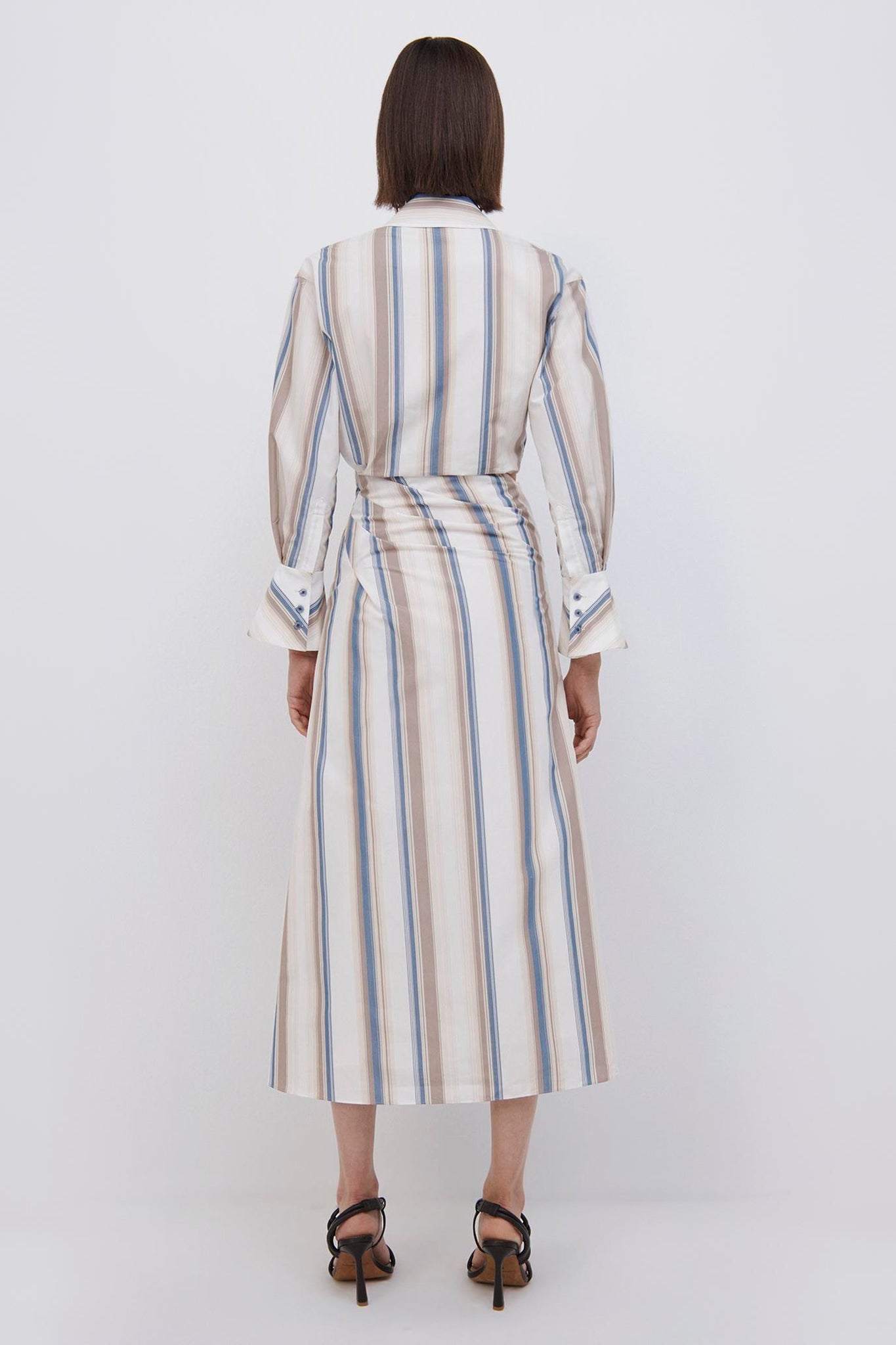 Marge Striped Midi Dress - SIMKHAI 