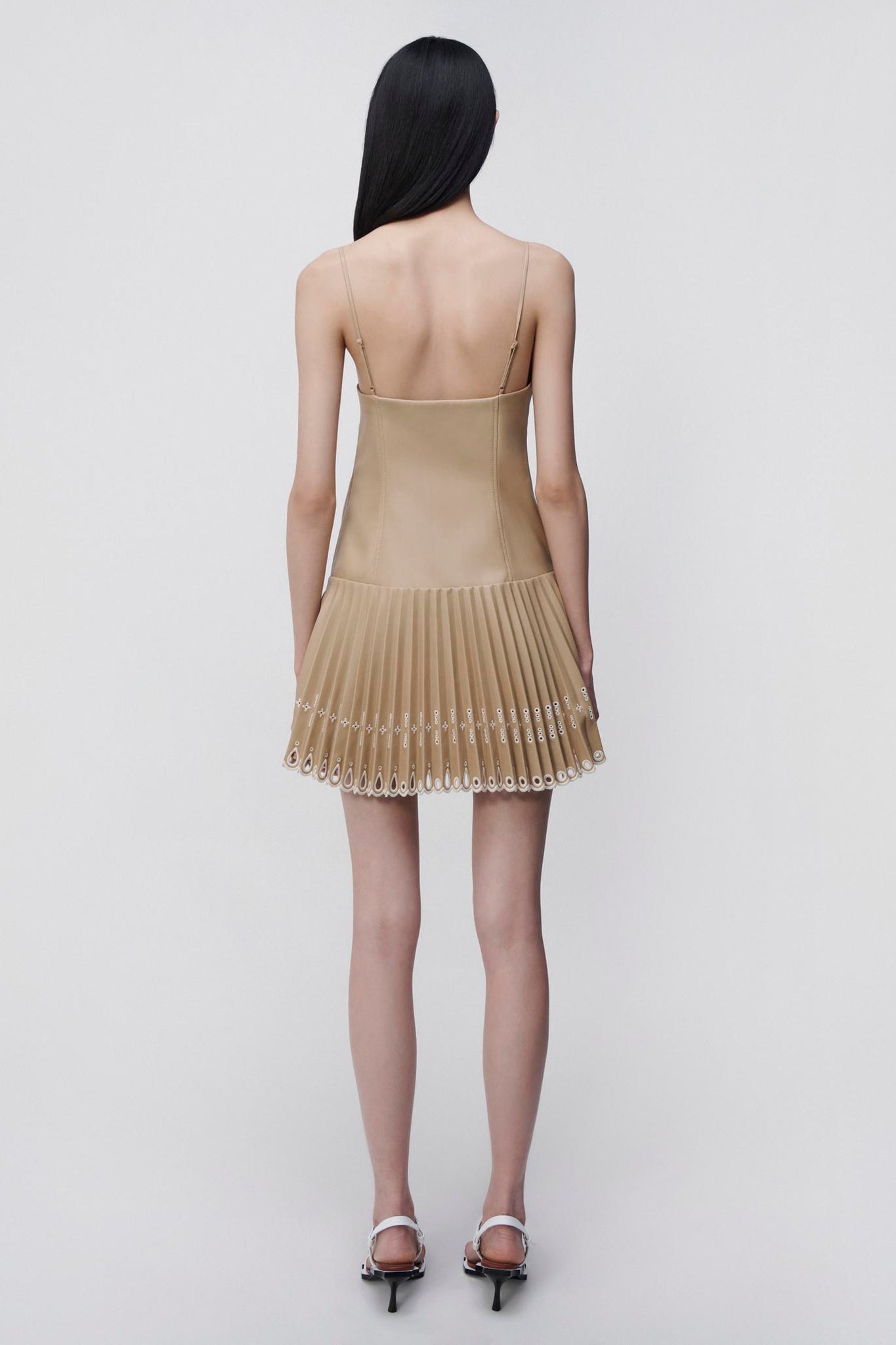 Jerri Vegan Leather Mini Dress - SIMKHAI 