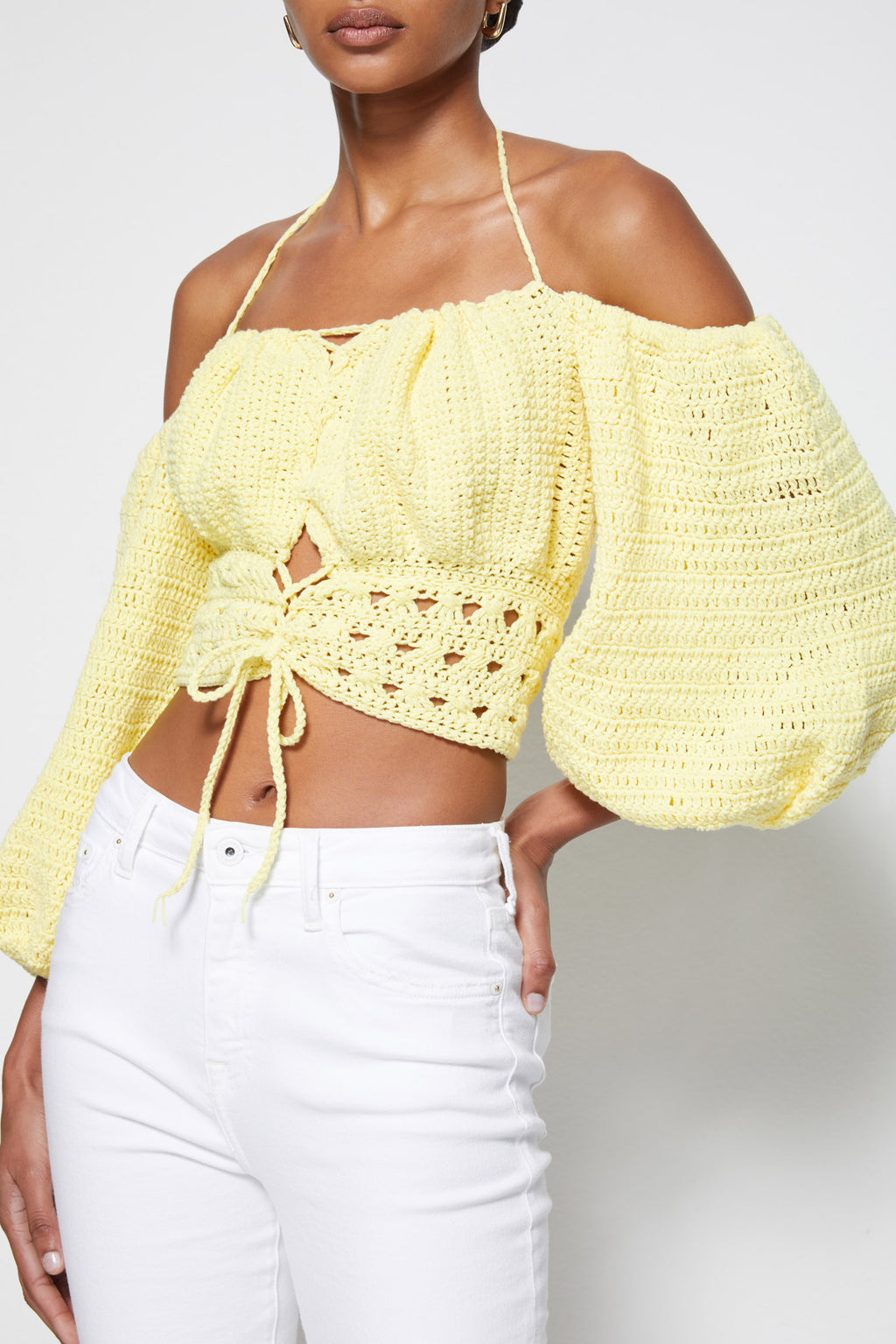 JS x Elexiay Crochet Top