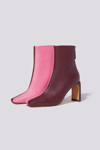 Kelsey Square Toe Heeled Boot - SIMKHAI 