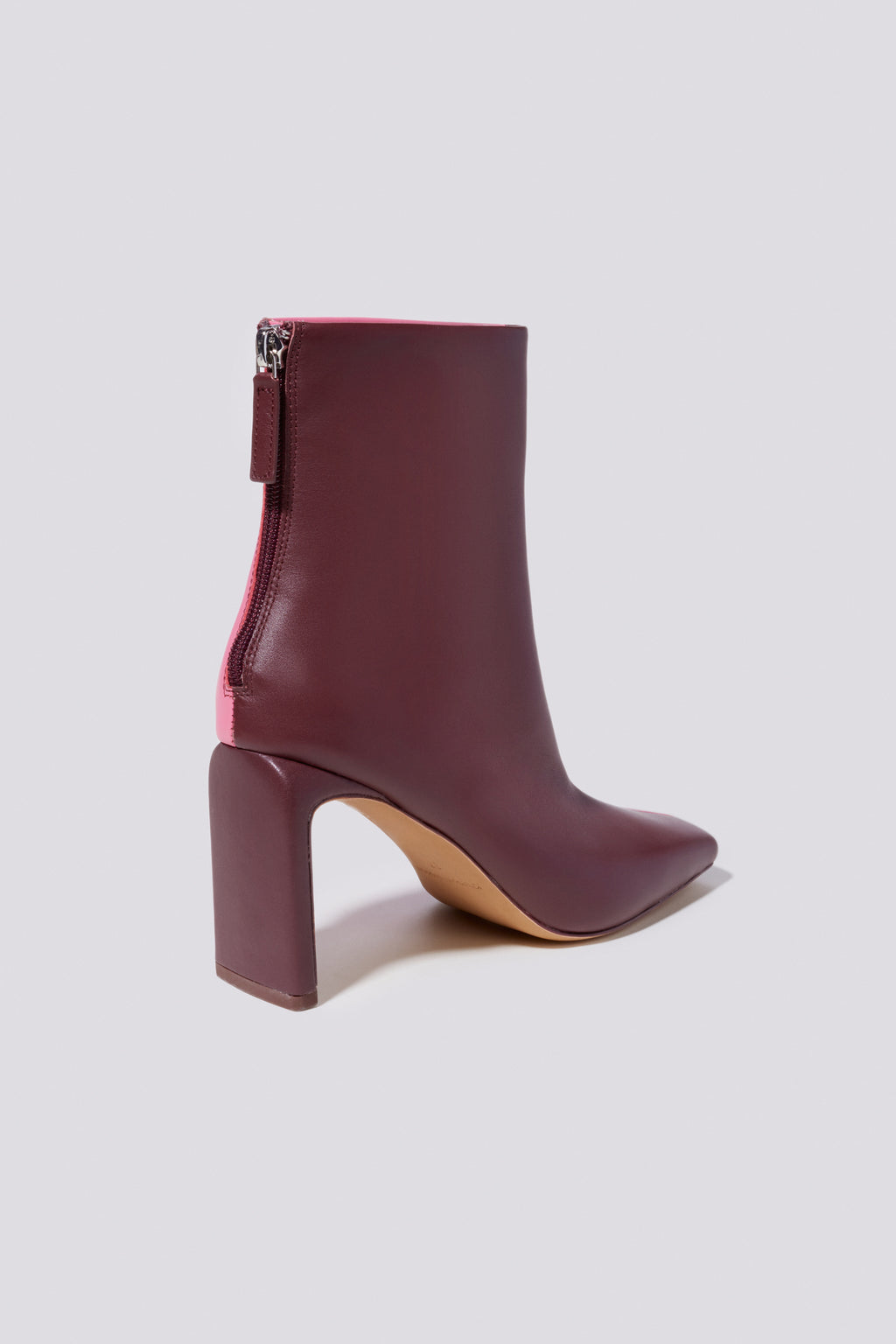 Kelsey Square Toe Heeled Boot