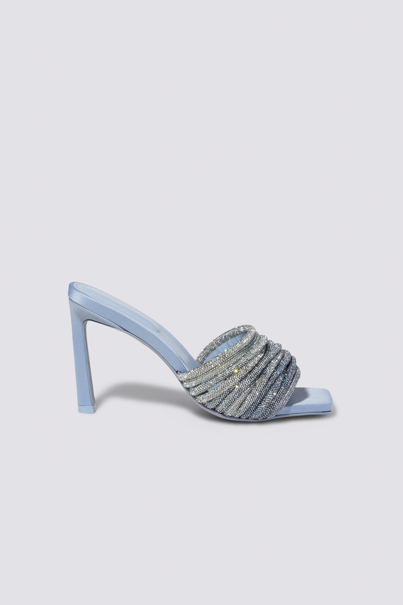 Lena Crystal Heeled Mule