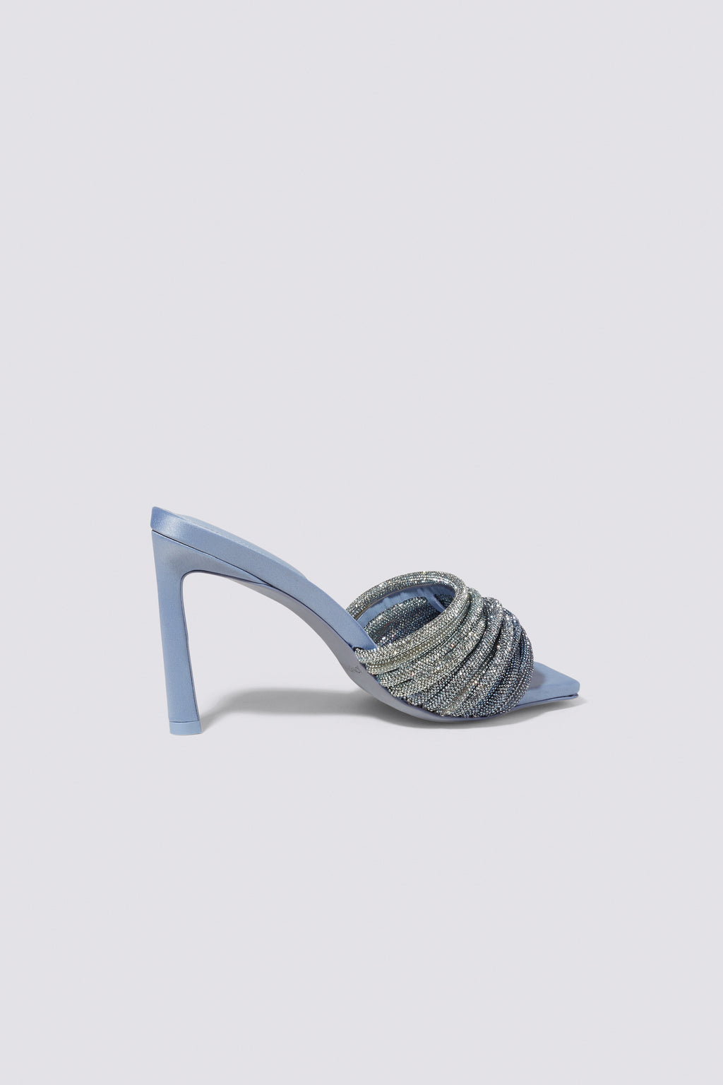 Lena Crystal Heeled Mule